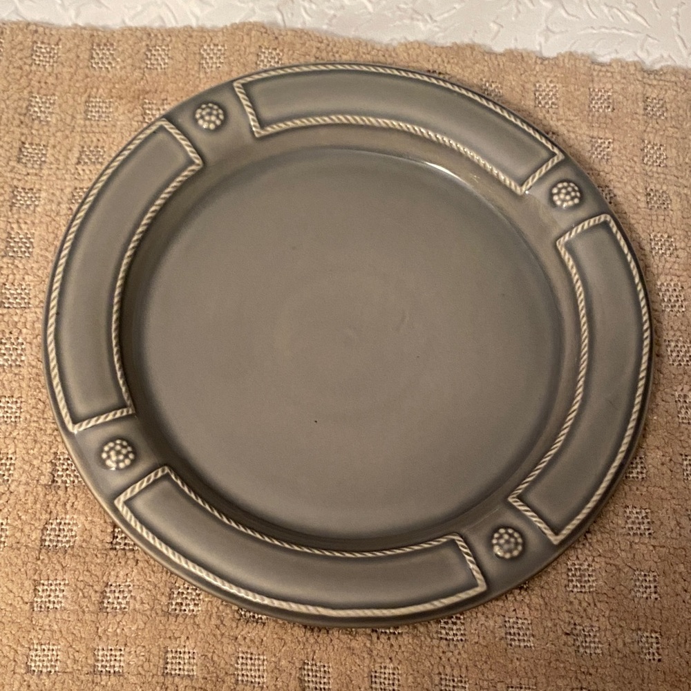 Juliska Slate Gray Ceramic Dish plate